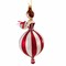 Italian Ornaments 7.5 Inch Dottie Merristripe Christmas Tree Ornament , Christmas Decor Retro Girl Mgd